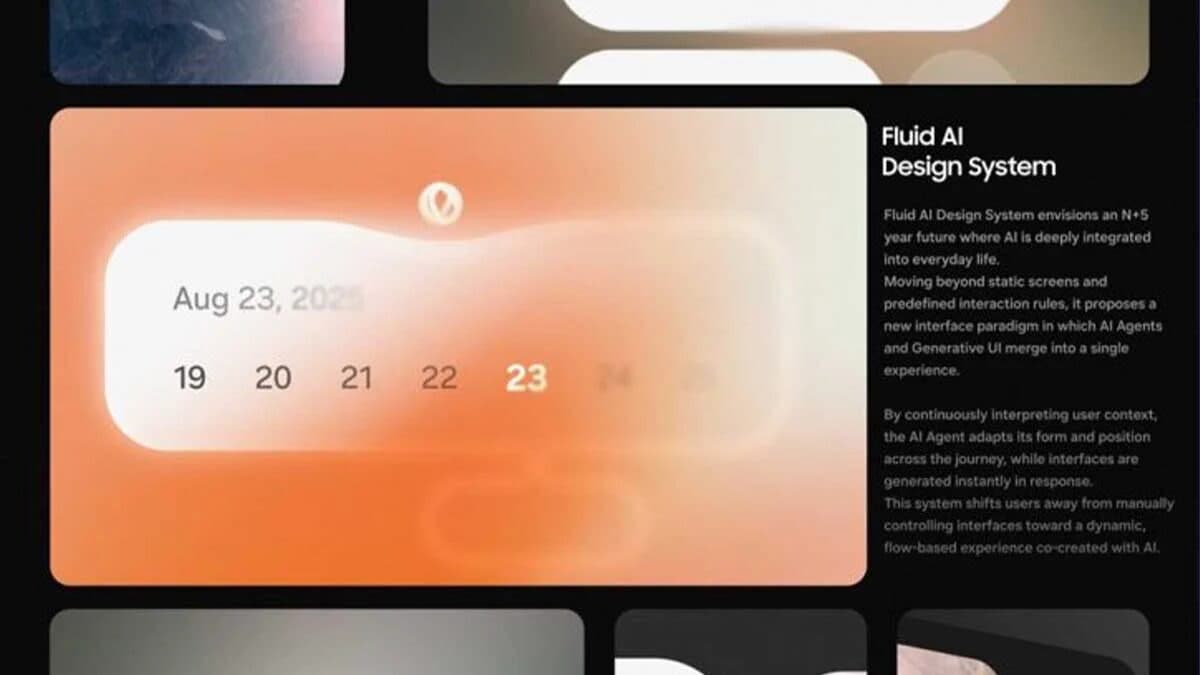 Карточки лучше приложений Samsung Fluid AI дизайн
