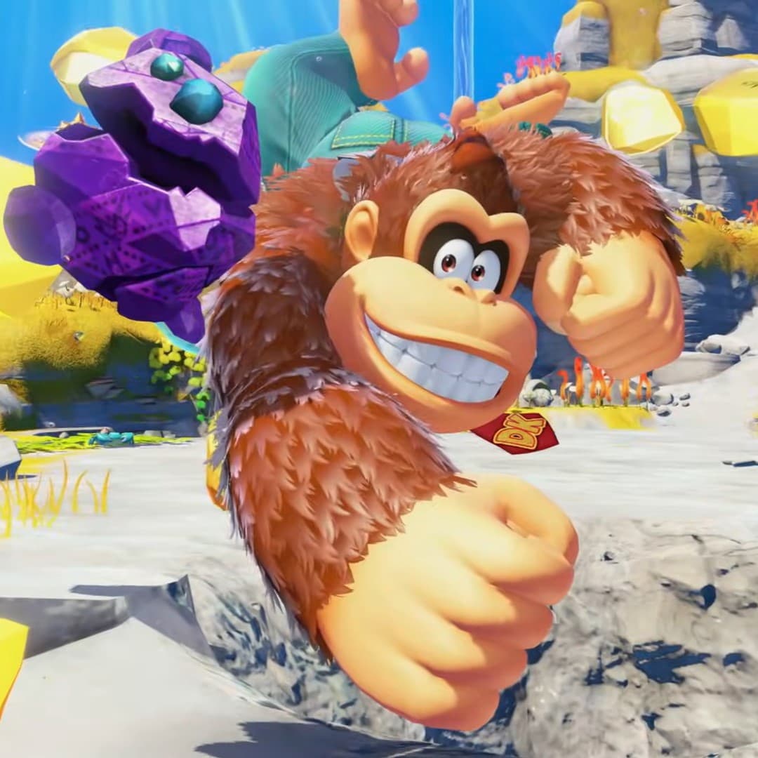 Arte promocional de Donkey Kong Bananza