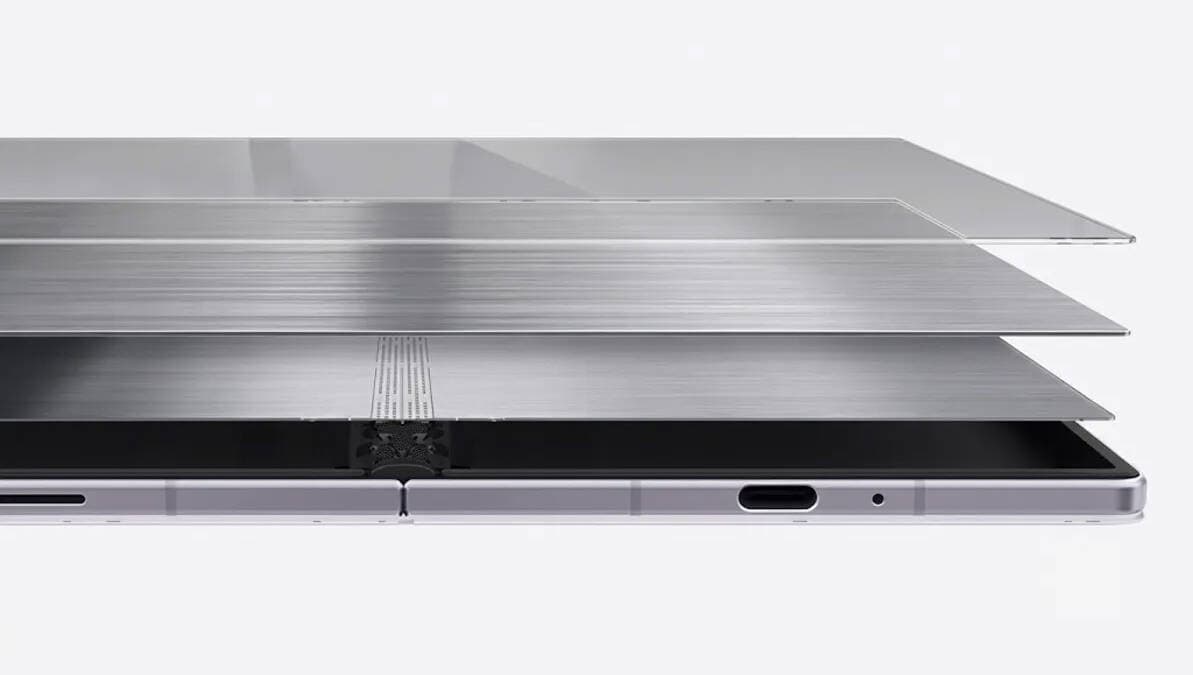Teléfono plegable Samsung Galaxy Z Fold8 abierto
