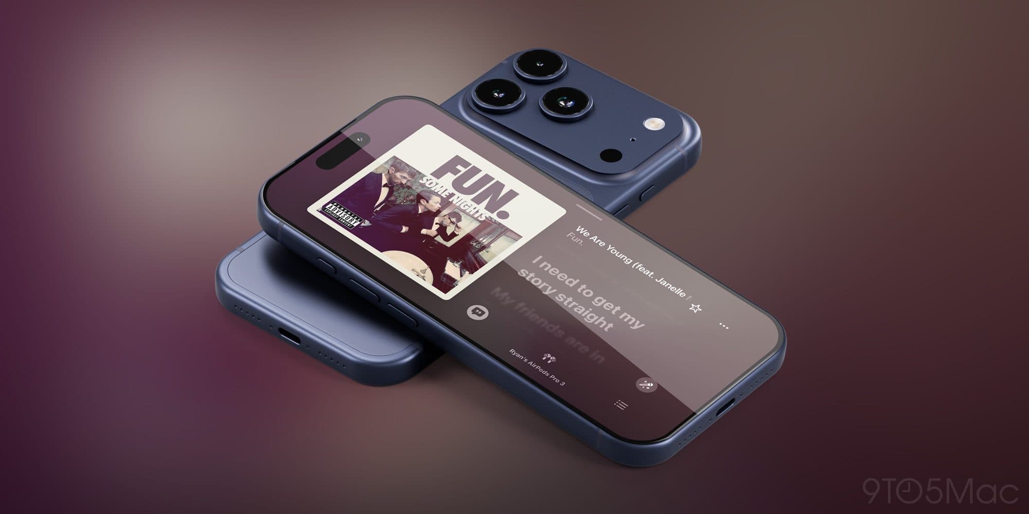 Apple Music landscape lyrics in iOS 27