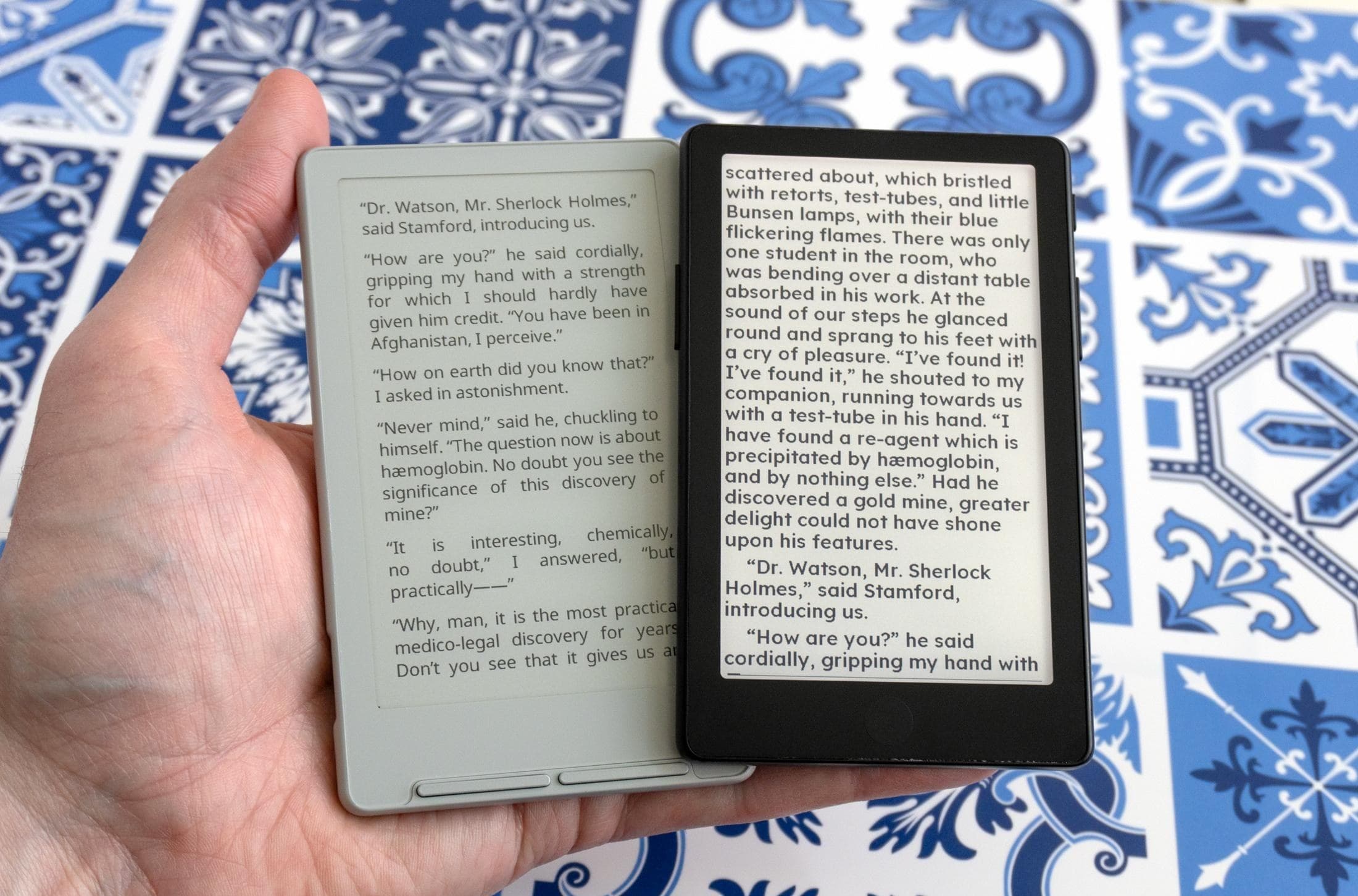 The X4 Pro (right) is slightly shorter and thinner than the original X4 (left).