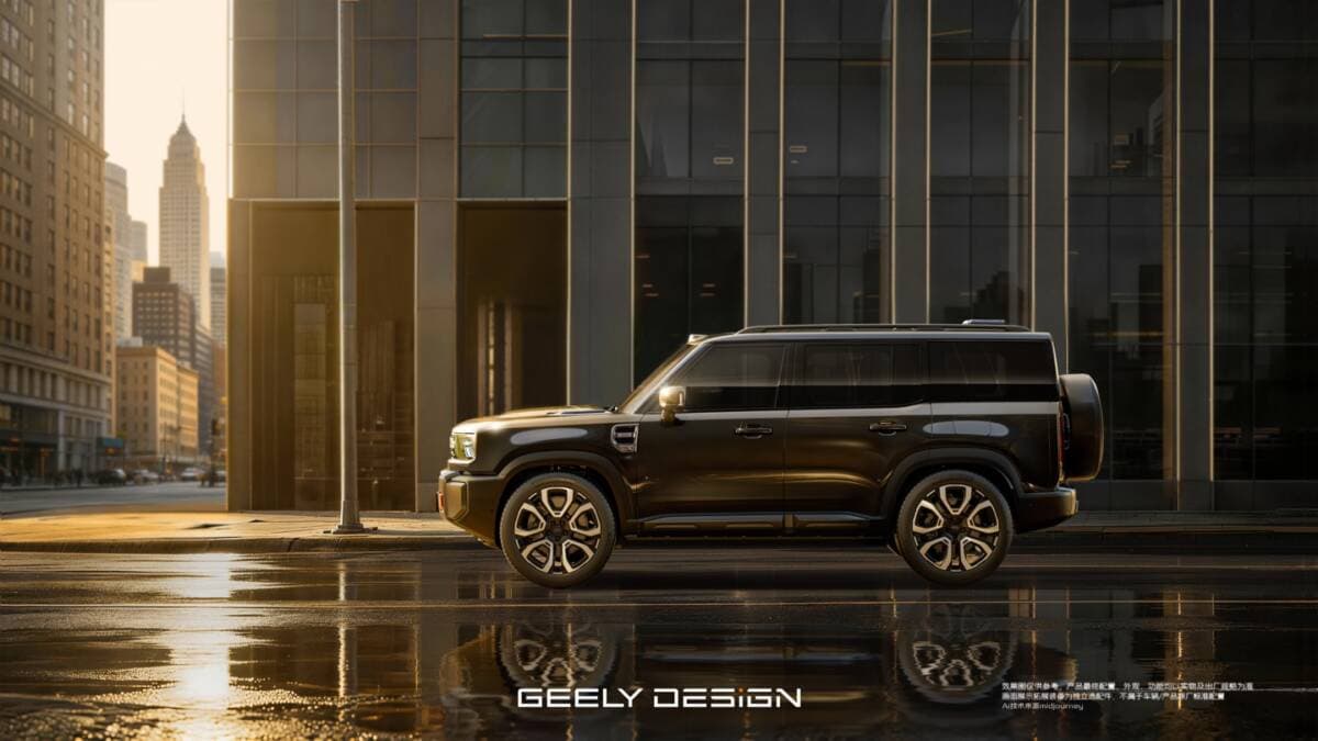 Geely presentó el SUV Galaxy Battleship 700 con 1,129 hp y conectividad por satélite
