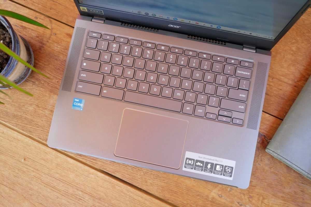 Acer Chromebook Plus S14 keyboard