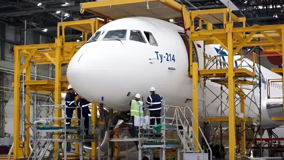 The Tu-214 wing redesign was deemed too expensive for the project