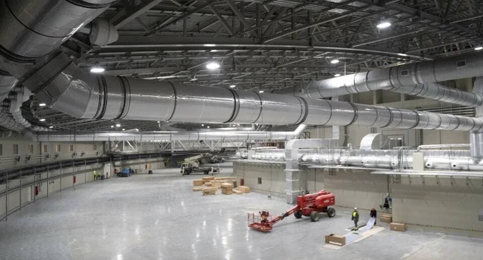 Russian SKIF synchrotron inside a large workshop