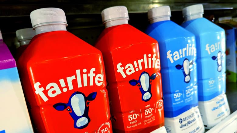 A case of fairlife milk
