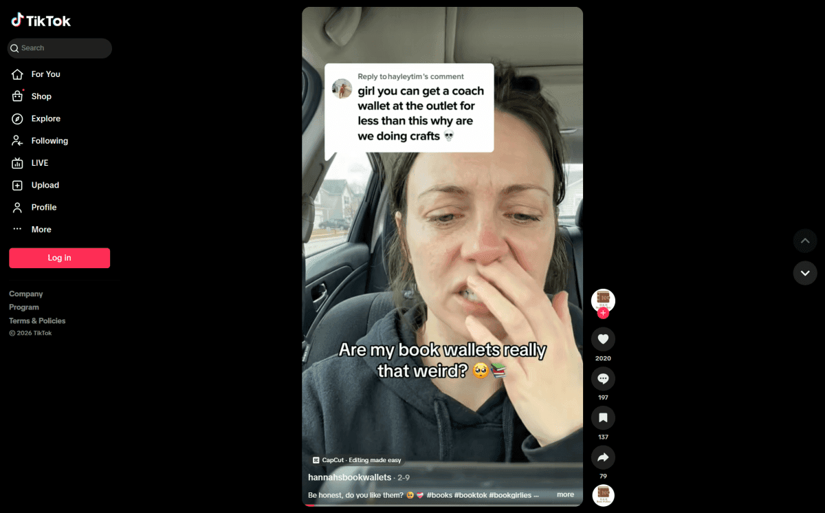 Vídeo deepfake de TikTok
