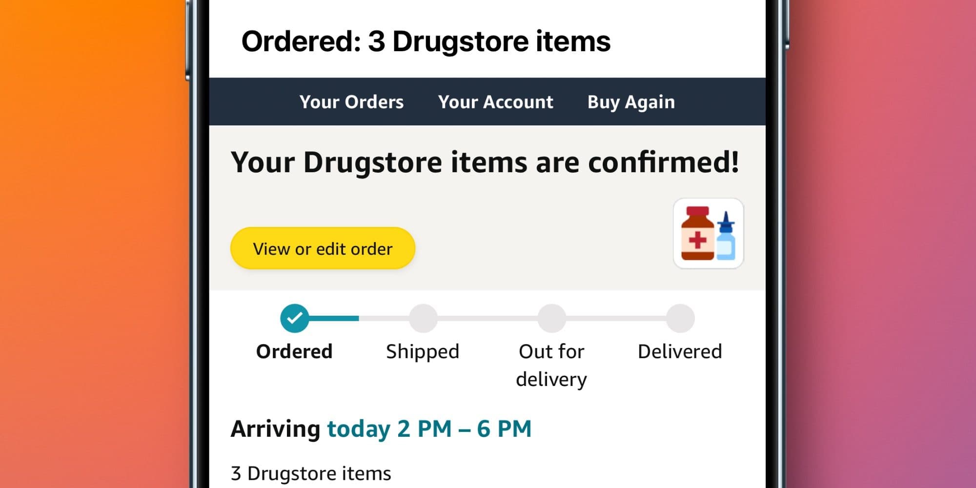 Amazon order email change