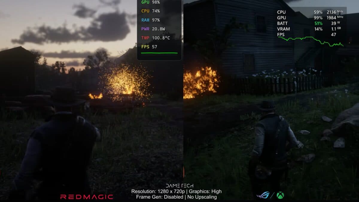 RedMagic Astra 2 en GTA 5 con gráficos altos