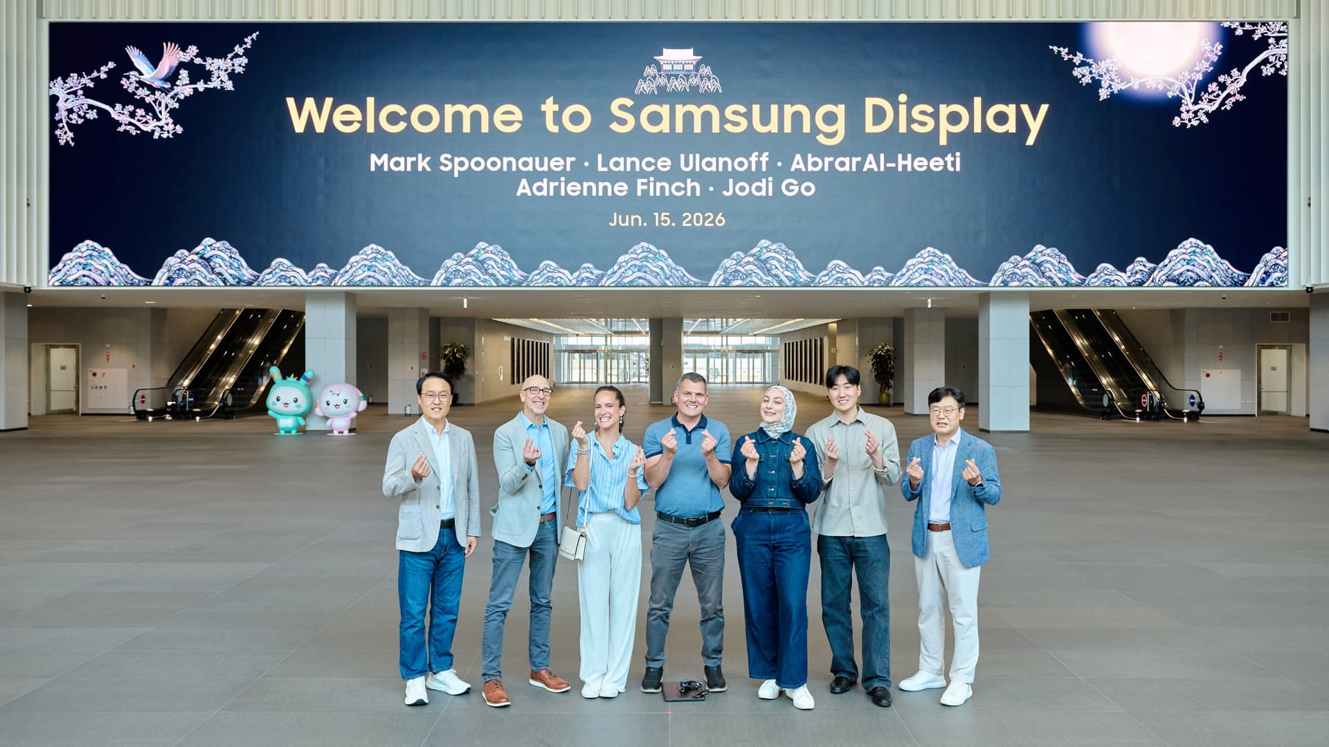 Recorrido por la fábrica de Samsung Display