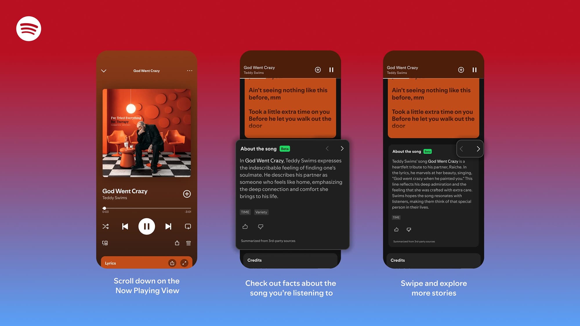 About the Song de Spotify
